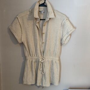 Urban Outfitters Cream Romper